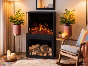 Los staande elektrische haard