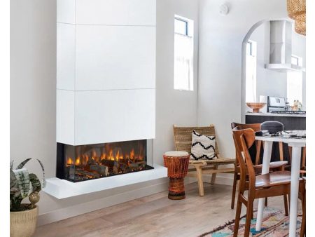 3zijdige haard met meubel