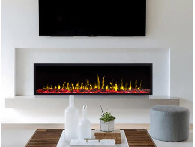 modern fires LED wandhaard 165cm