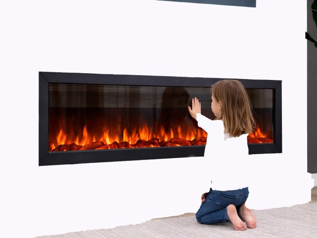 Luxe inbouwhaard met verwarming